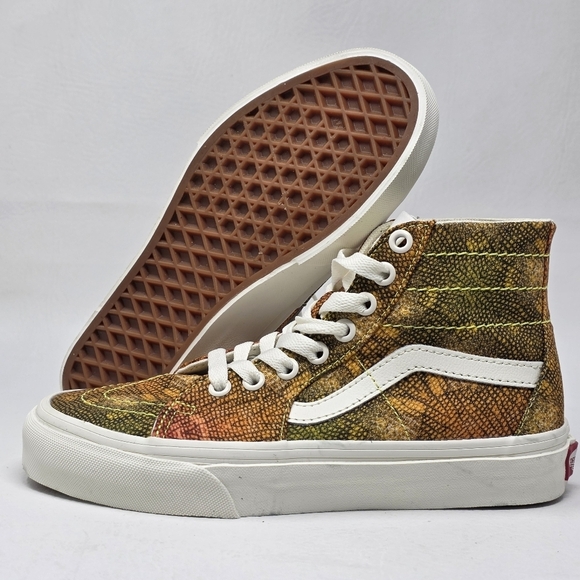 Vans SK8 Hi Tapered Reptile Snake skin High Top sneaker Mens Size 4/Womens 5.5
